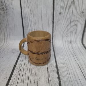 Small Wooden Mug from Jamaica